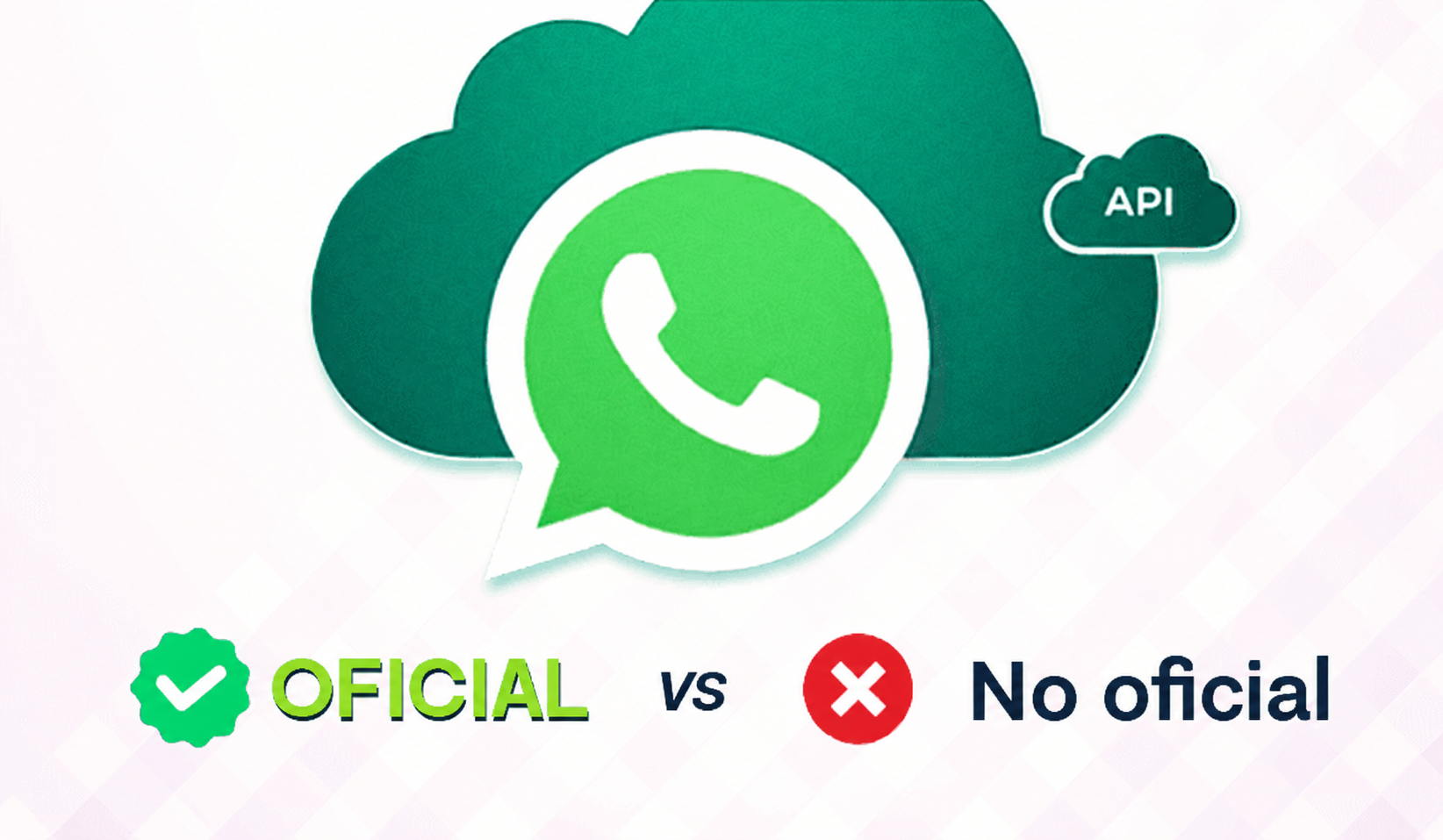 Comparación entre la API oficial de WhatsApp y la conexión no oficial por código QR
